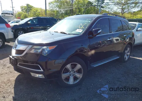 2010 Acura Mdx Technology Package from USA, damaged, VIN 2HNYD2H64AH521807